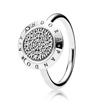 Серебряное кольцо с кубическим цирконием Pandora 190912CZ RIP133