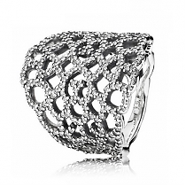 Серебряное кольцо с кубическим цирконием Pandora 190907CZ