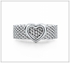 Кольцо "Tiffany & Co" Сердце 09071 - 03