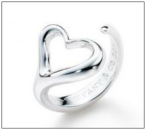 Кольцо "Tiffany &amp; Co" Сердце 09956 - 03