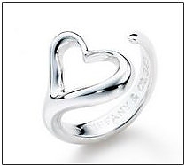 Кольцо "Tiffany & Co" Сердце 09956 - 03